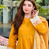 Kesar – 3pc Festive Embroidered Ensemble