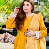 Kesar – 3pc Festive Embroidered Ensemble