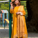 Kesar – 3pc Festive Embroidered Ensemble