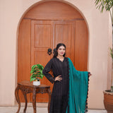NOIR LUXE EMBROIDERY 3PC